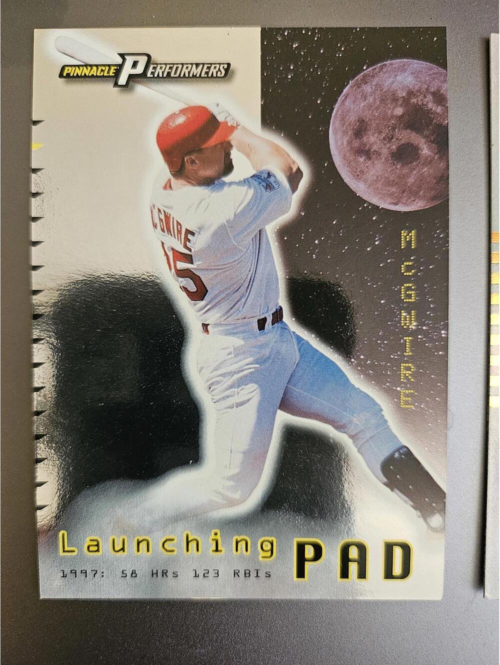 Mark McGwire 1998 Pinnacle Performers Launching Pad